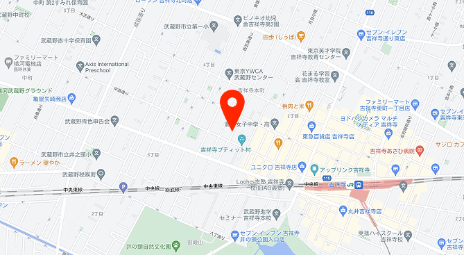 吉祥寺店 地図