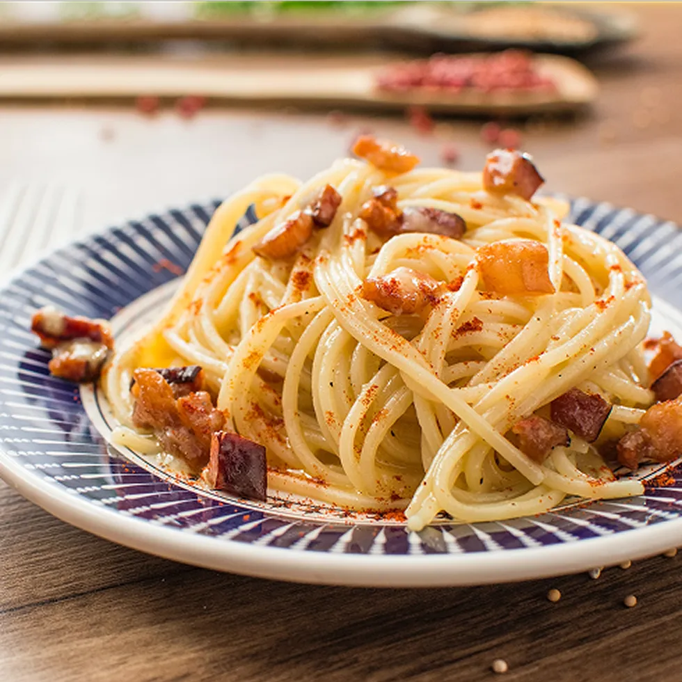 カルボナーラ風パスタ